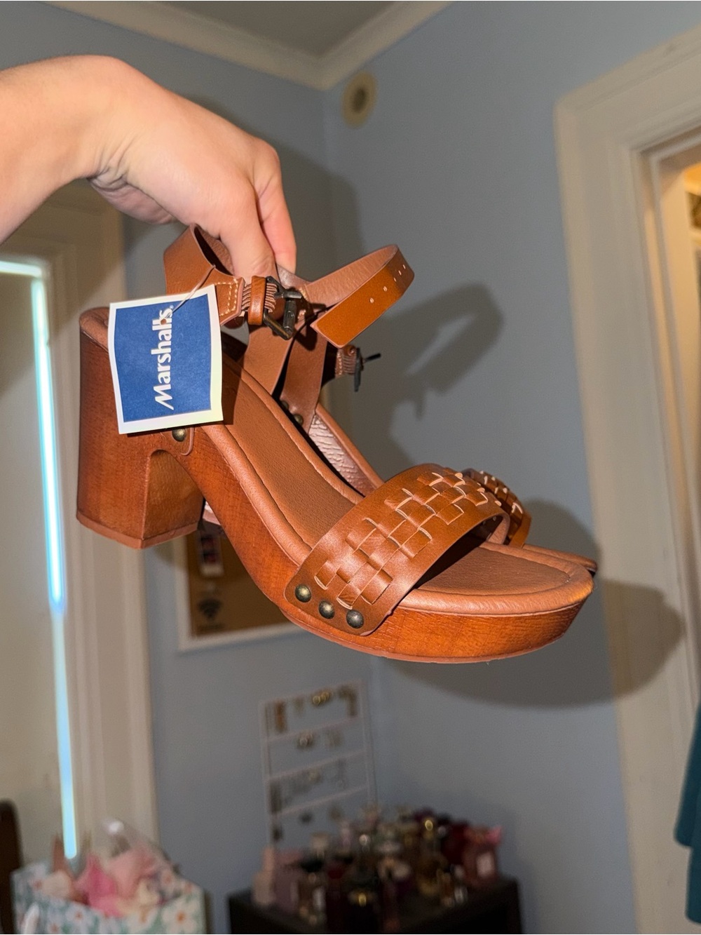 Brown Platform Sandals